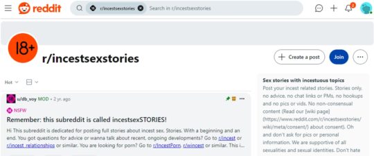 Reddit Taboo Sex Stories, Taboo Porn Sites